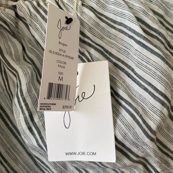 Joie Striped Strapless Jumpsuit - Picture 3 of 6